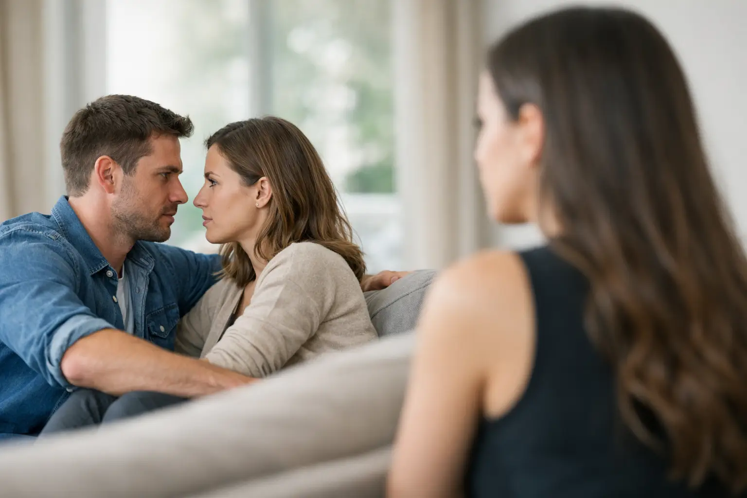 Cómo afrontar una relación con una tercera persona